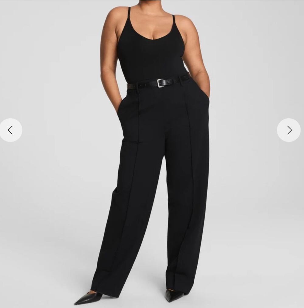 Spanx Ponte Barrel Pants Black SZ 1X